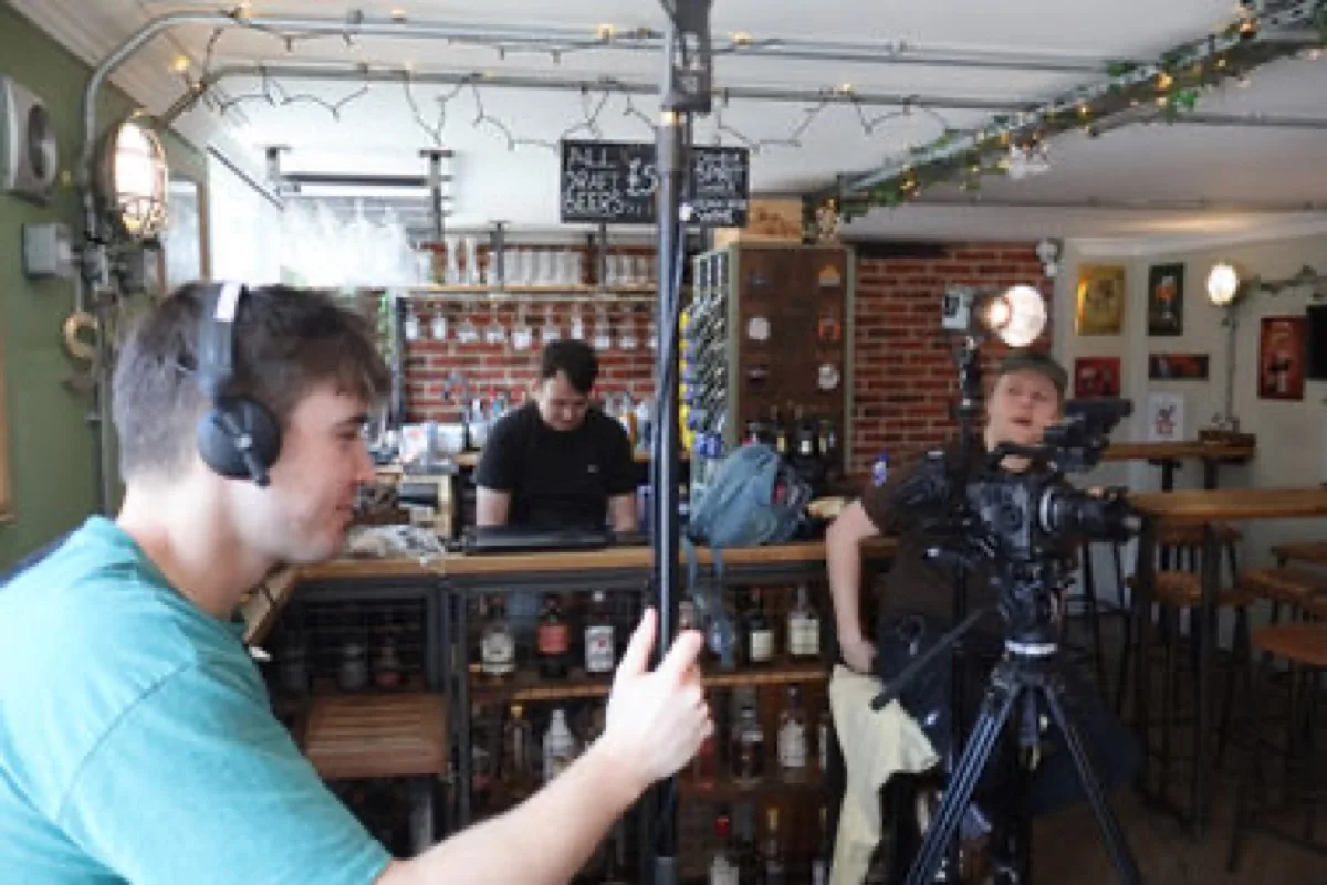 Behind the scenes - night shoot